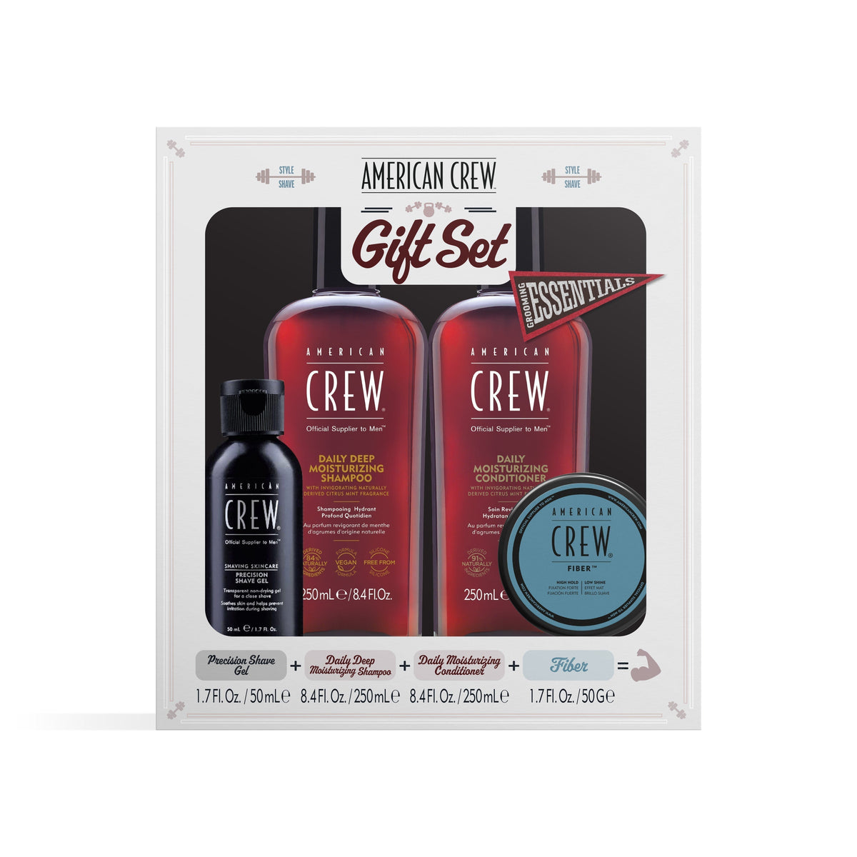 Coffret cadeau American Crew 4-en-1