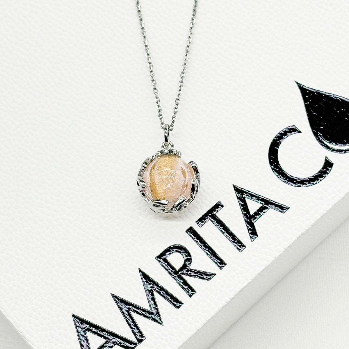 Collier Aroma Planet Murano - Nebula Nova | Énergie & Bien-être | Diffusion Nomade | Idée Cadeau Femme