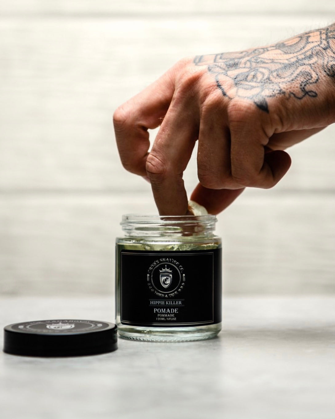Pomade coiffante Crown Shaving Hippie Killer - 4 oz