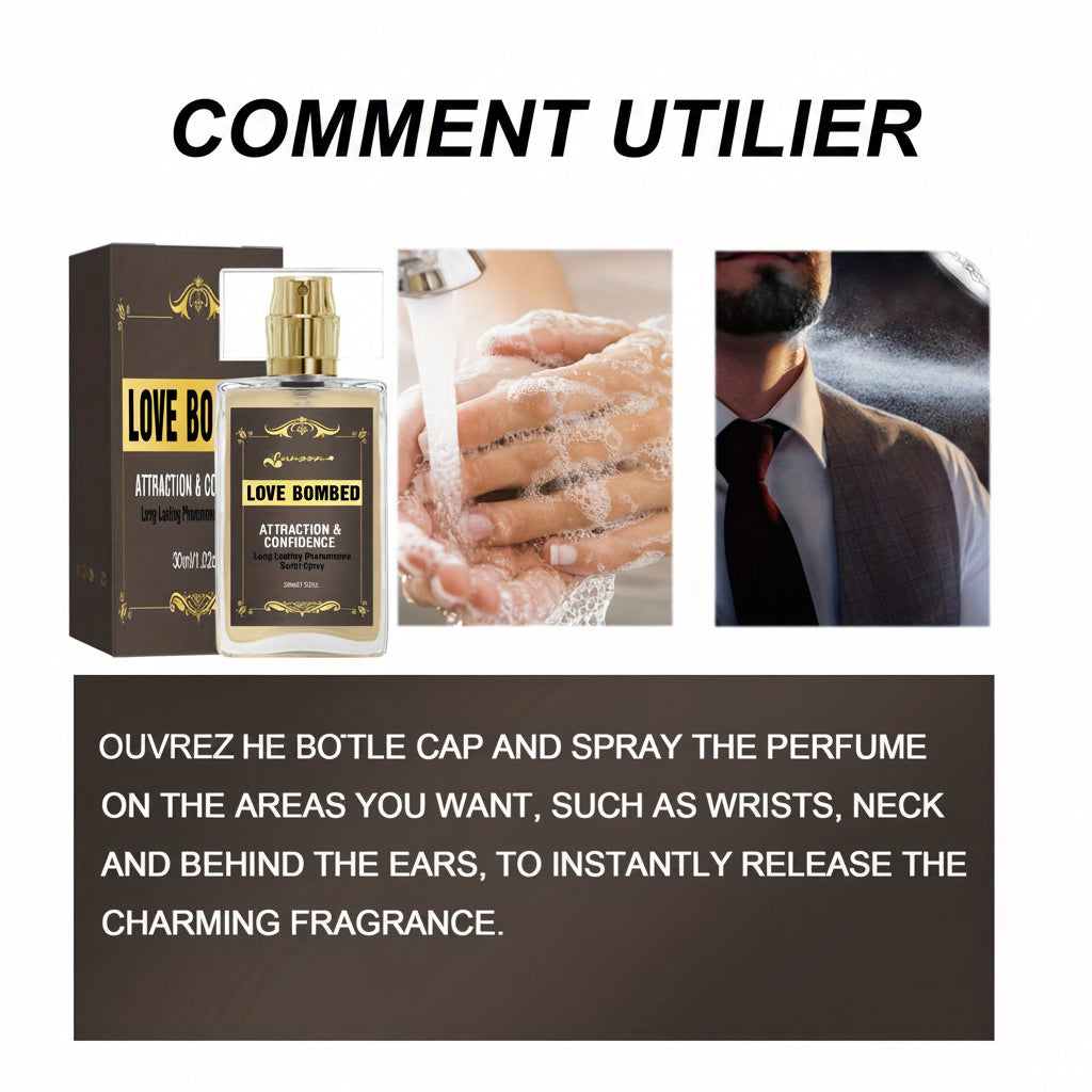Huile Parfumée aux Phéromones — Confiance & Séduction pour Homme