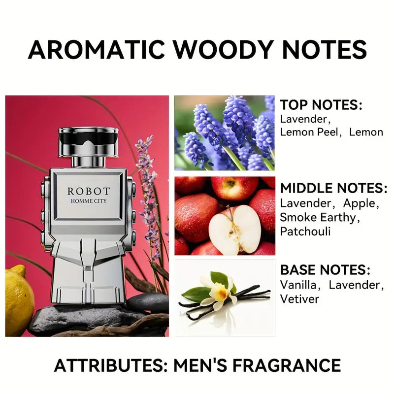 Epicurean Essence – Eau de Toilette 100ml pour Homme | Notes Aromatiques Boisées