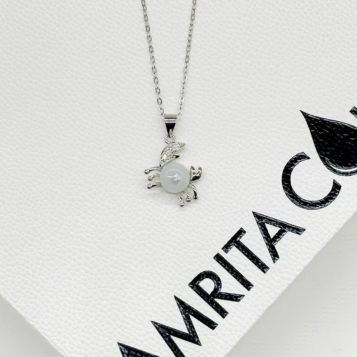 Collier Arôme Zodiaque en Argent Sterling - Cancer (Juin - Juillet) | Cadeau d'Anniversaire | Énergie & Guérison | Diffusion en Toute Liberté