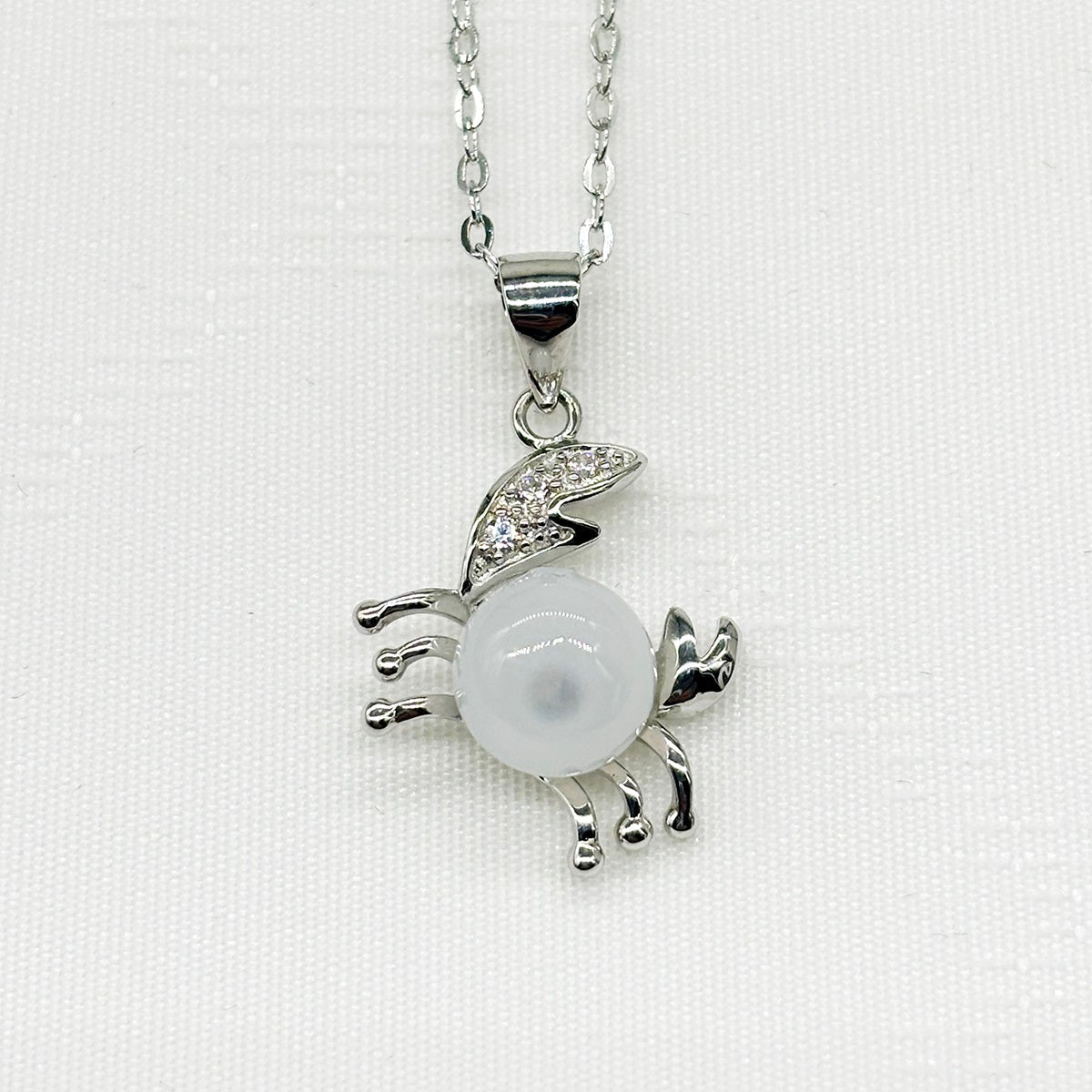 Collier Arôme Zodiaque en Argent Sterling - Cancer (Juin - Juillet) | Cadeau d'Anniversaire | Énergie & Guérison | Diffusion en Toute Liberté