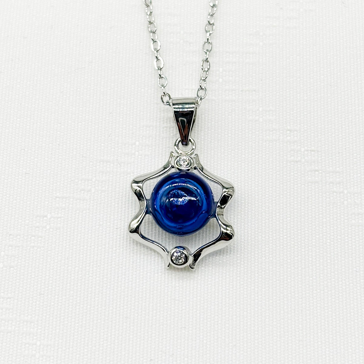 Collier Arôme Zodiaque en Argent Sterling - Gémeaux (Mai - Juin) | Cadeau d'Anniversaire | Énergie & Guérison | Diffusion en Toute Liberté