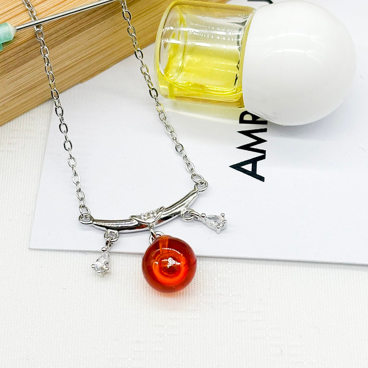 Collier Arôme Zodiaque en Argent Sterling - Balance (Sep - Oct) | Cadeau d'Anniversaire | Énergie & Guérison | Diffusion en Toute Liberté