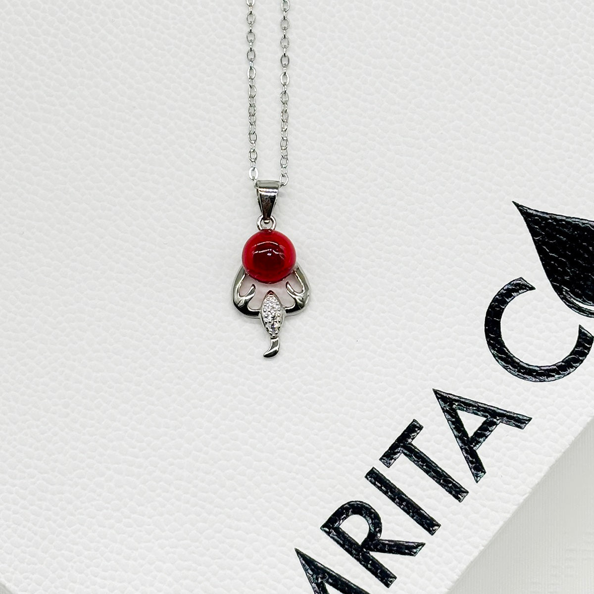 Sterling Silver Zodiac Aroma Necklace - Scorpius Oct-Nov | Perfect Birthday Gift | Energy & Healing | Diffuse on the go