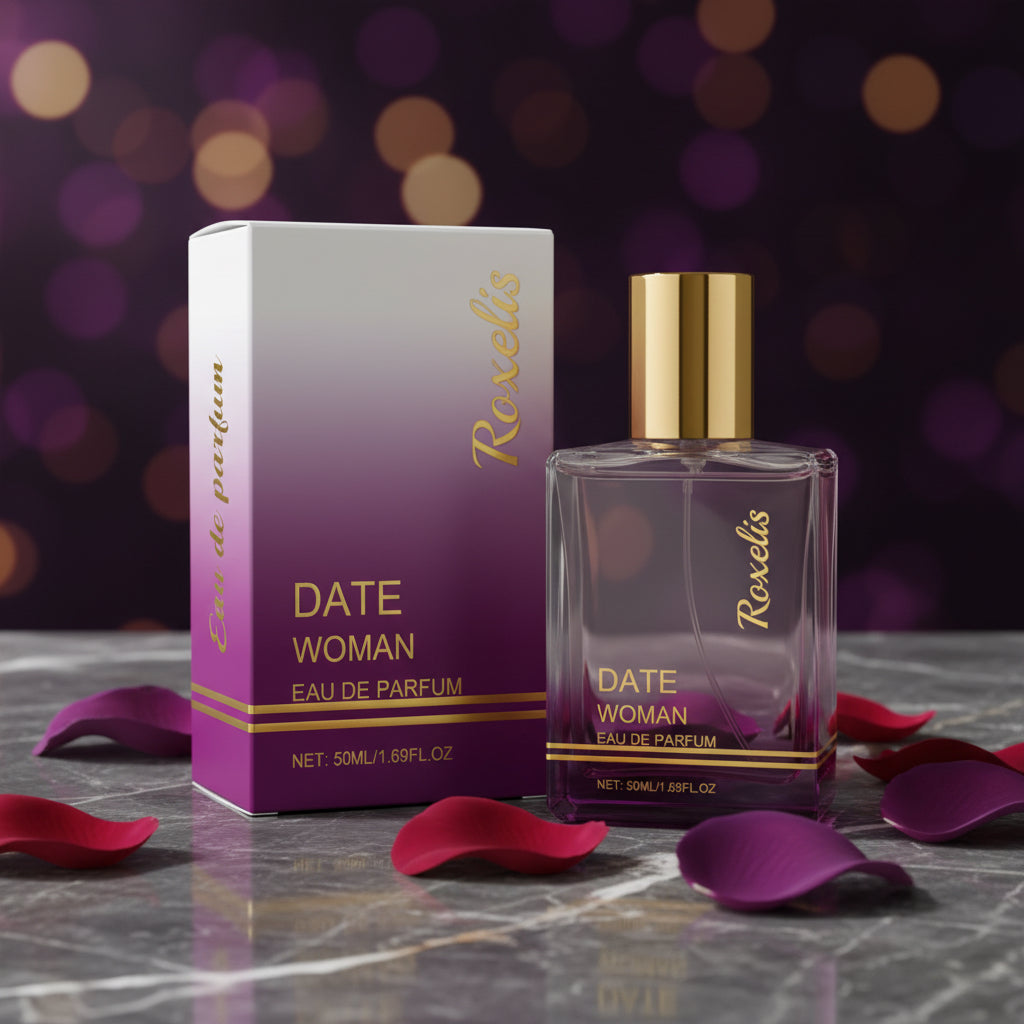 Roxelis Parfum de Voyage (Safran) — Charme Herbacé, Fragrance Durable & Portable