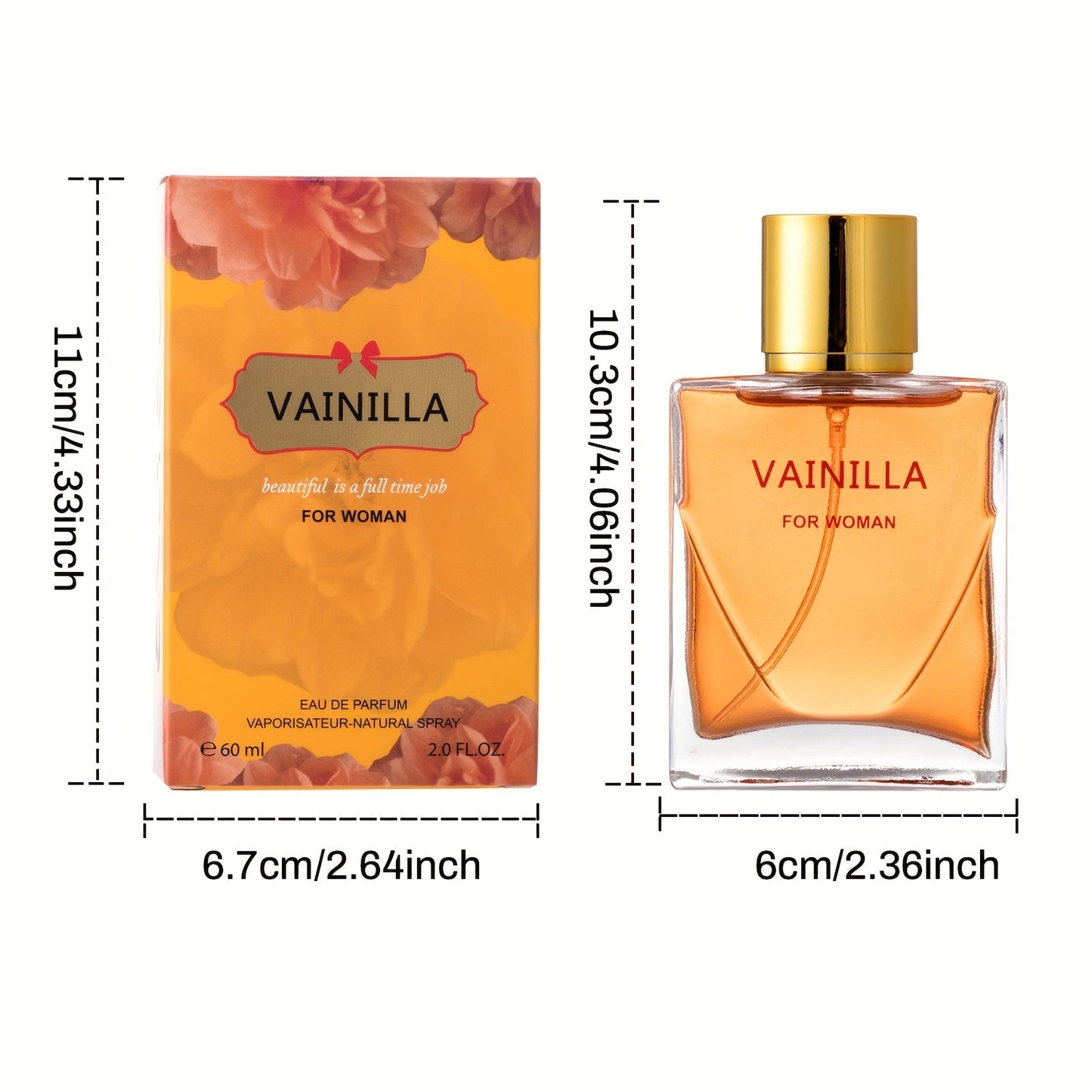 Eau de Parfum Vanille pour Femme — NNETM 60ml