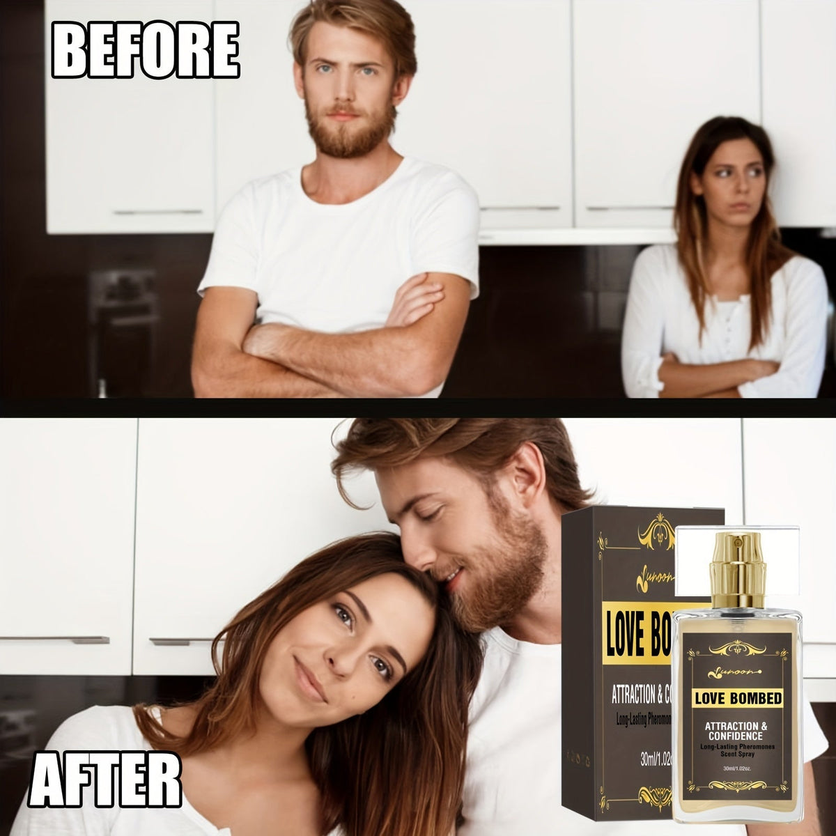 Huile Parfumée aux Phéromones — Confiance & Séduction pour Homme