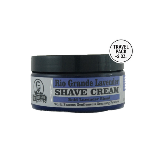 Crème à raser Rio Grande à la lavande (format voyage) - 2 oz