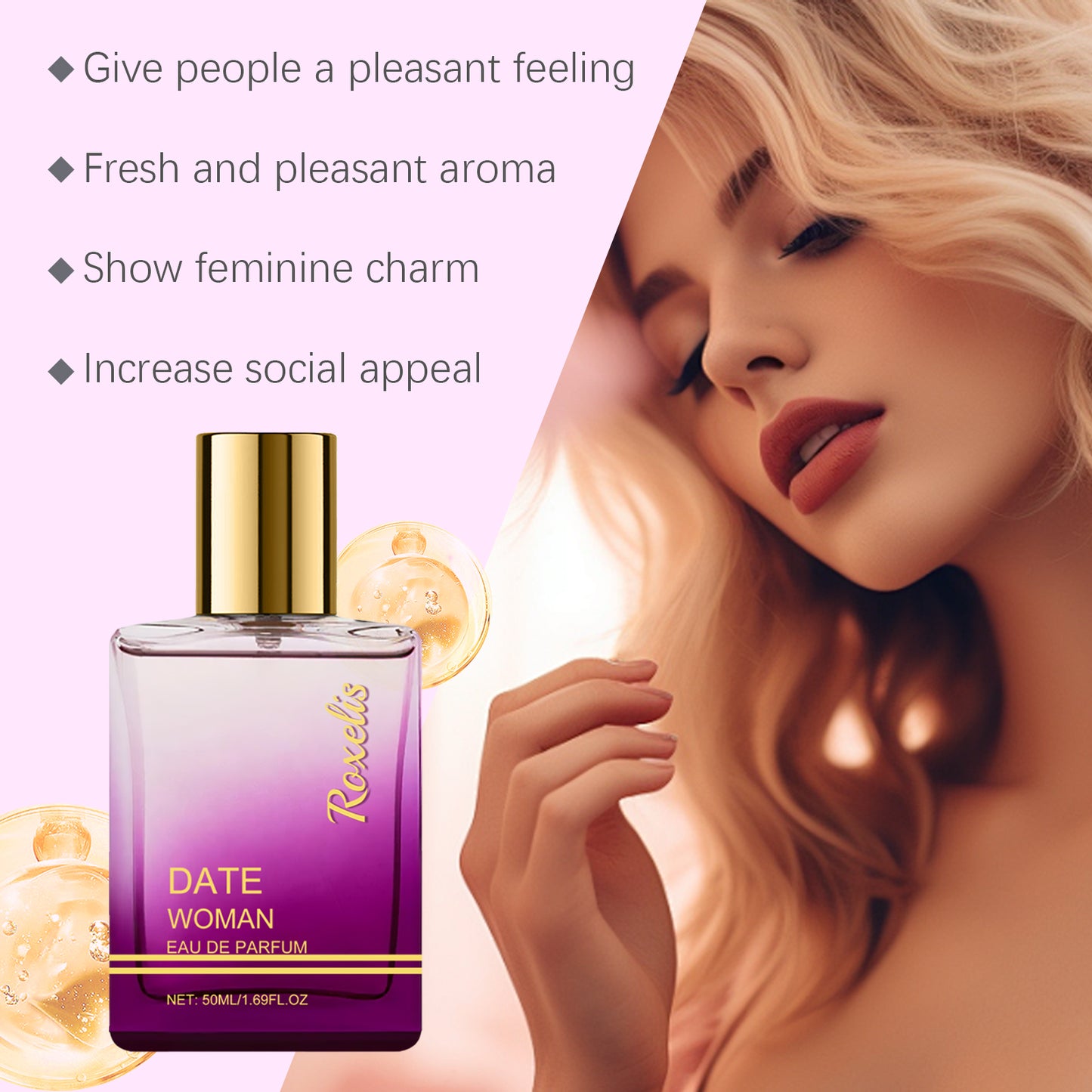 Roxelis Parfum de Voyage (Safran) — Charme Herbacé, Fragrance Durable & Portable