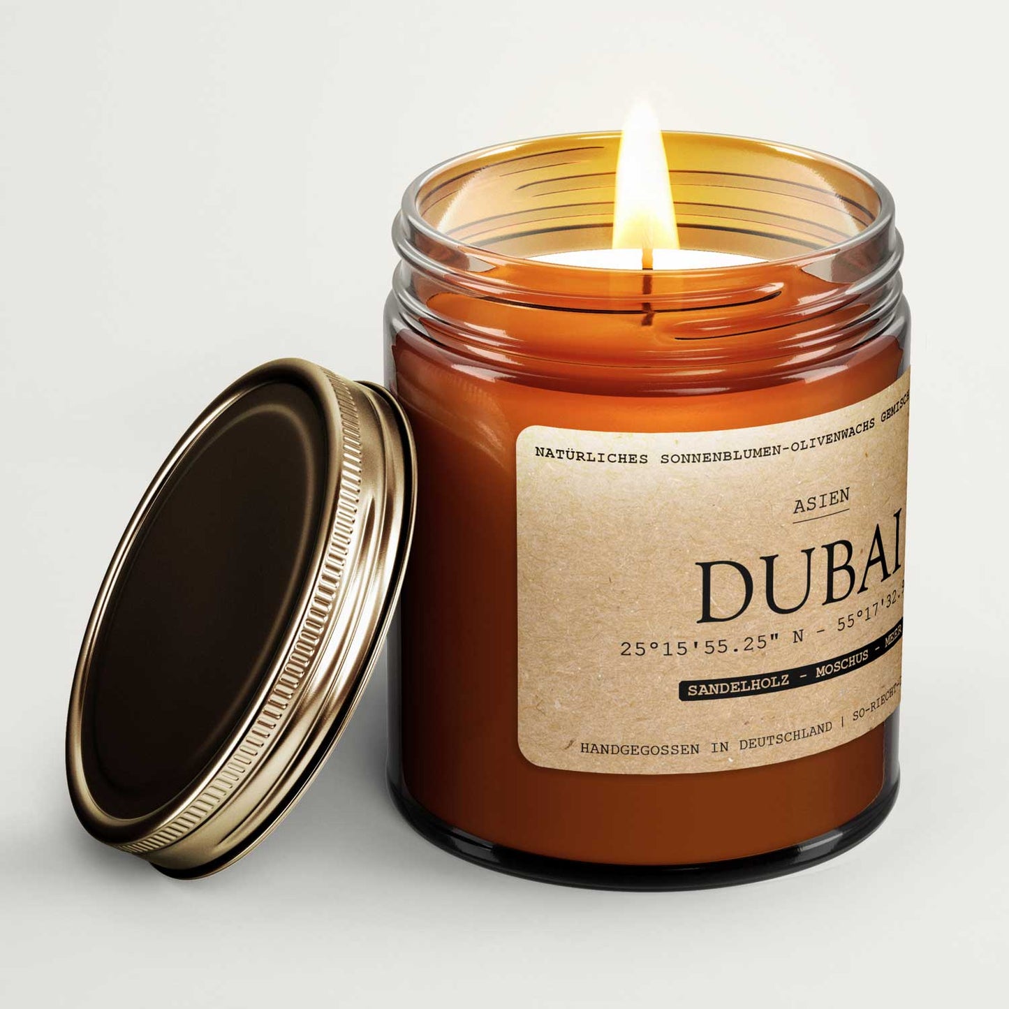 Dubai Duftkerze - Sandelholz | Moschus | Meer