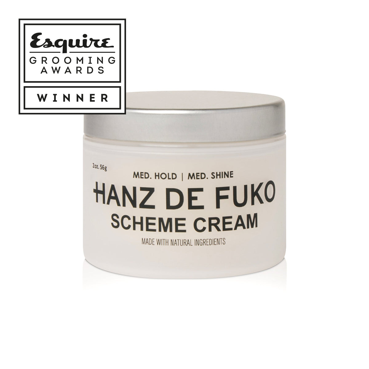 Crème coiffante Hanz de Fuko Scheme - Tenue moyenne, brillance moyenne, 2 oz