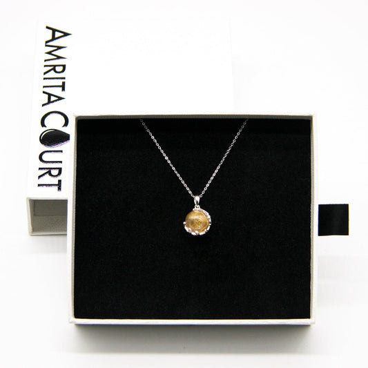 Collier Aroma Planet Murano - Nebula Nova | Énergie & Bien-être | Diffusion Nomade | Idée Cadeau Femme