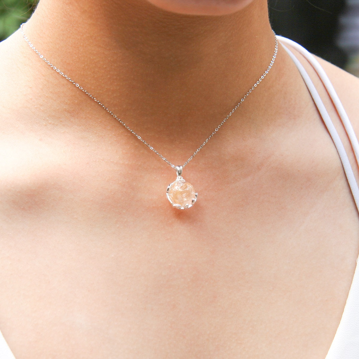 Collier Aroma Planet Murano - Nebula Nova | Énergie & Bien-être | Diffusion Nomade | Idée Cadeau Femme
