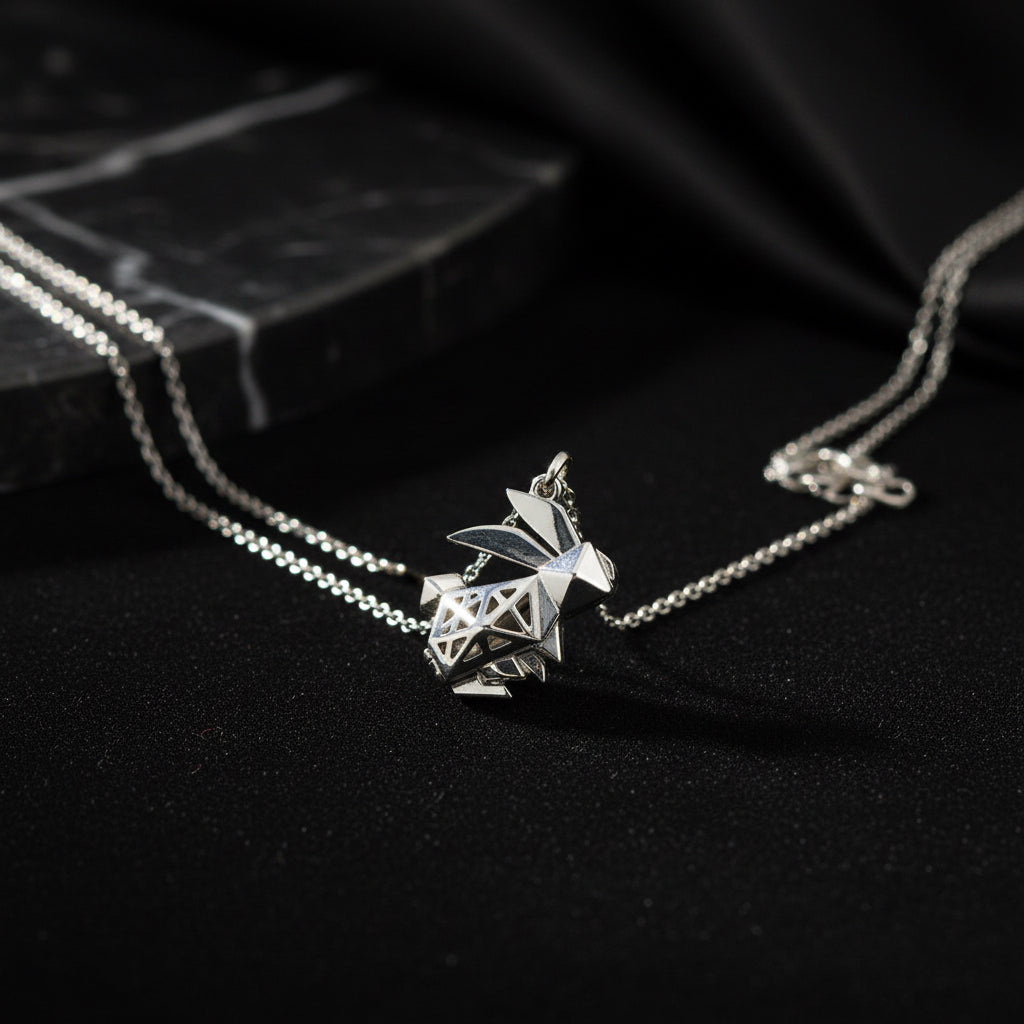 Collier Arôme Lapin | Énergie & Guérison | Diffusion en Toute Liberté | Cadeau d'Anniversaire