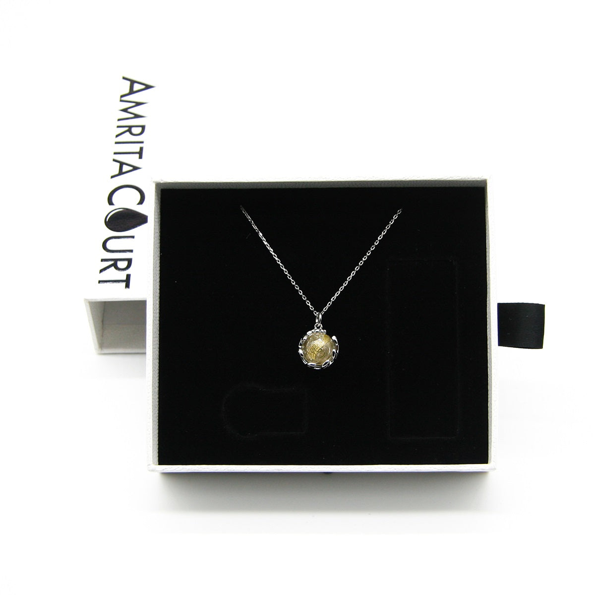 Collier Aroma Planet Murano - Stardust Crystal | Énergie & Bien-être | Diffusion Nomade | Idée Cadeau Femme