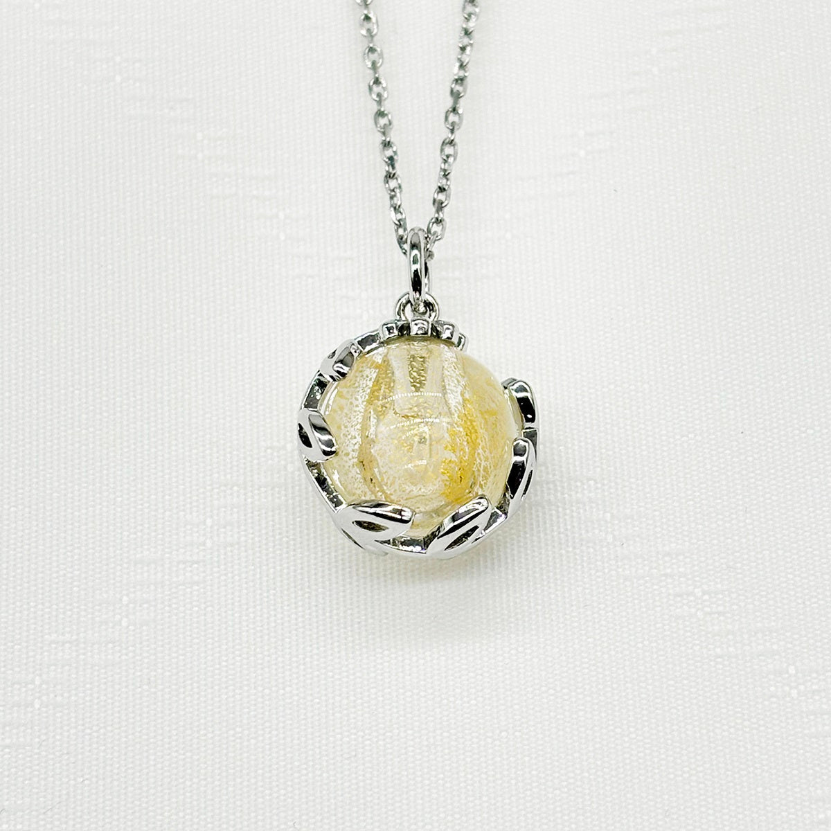 Collier Aroma Planet Murano - Stardust Crystal | Énergie & Bien-être | Diffusion Nomade | Idée Cadeau Femme