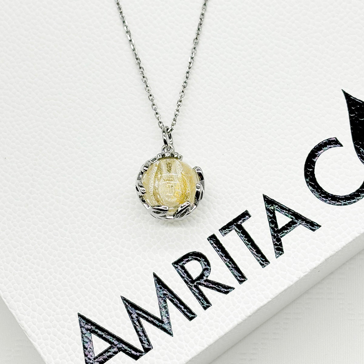 Collier Aroma Planet Murano - Stardust Crystal | Énergie & Bien-être | Diffusion Nomade | Idée Cadeau Femme