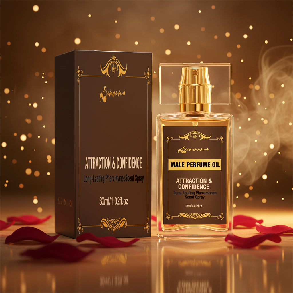 Huile Parfumée aux Phéromones — Confiance & Séduction pour Homme